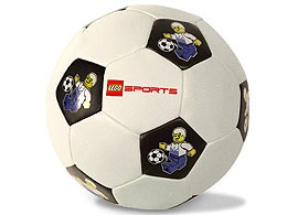 Ball, Inflatable Soccer Ball, Mini (5 in. dia.) - Figure on Black Background