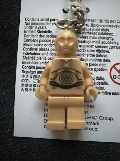C-3PO Key Chain with LEGO Logo on Back