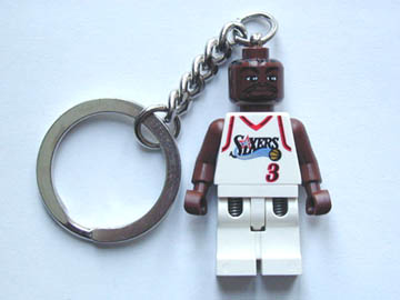 NBA Allen Iverson, Philadelphia 76ers #3 (White Uniform)