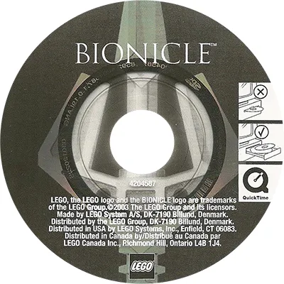 BIONICLE Turahk CD-ROM