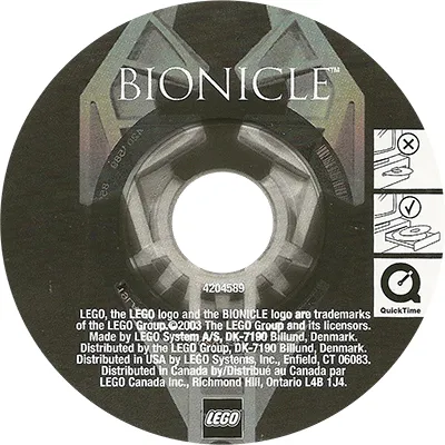 BIONICLE Vorahk CD-ROM