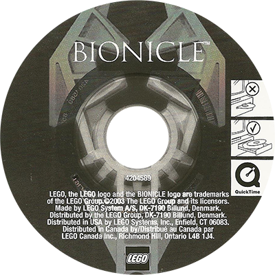 BIONICLE Vorahk CD-ROM