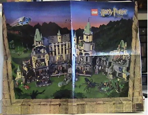 Harry Potter Poster, Chamber of Secrets Series, later, includes 4719 and 4720 on back, Lego Logo on Right