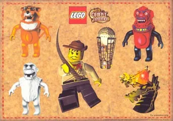 Sticker Sheet, Adventurers Orient Expedition images, 6 on 21cm x 15cm Sheet