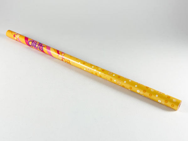 Pencil, Clikits Orange Daisy Pattern