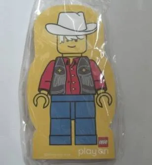Memo Pad Minifigure - (E) Cowboy