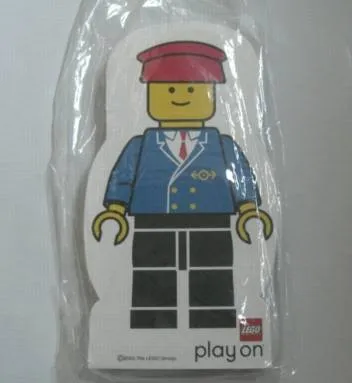 Memo Pad Minifigure - (L) Railway Employee