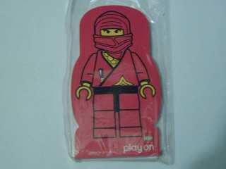Memo Pad Minifigure - (X) Ninja Red