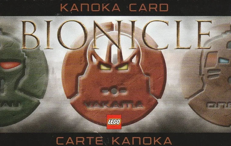 BIONICLE Kanoka Card - Vakama - 180 Points