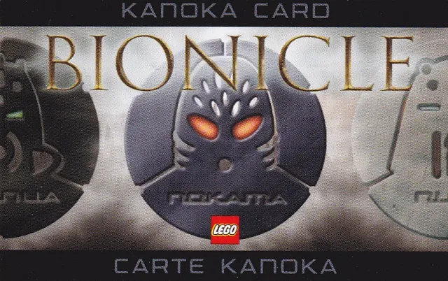 BIONICLE Kanoka Card - Nokama - 180 Points
