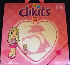 Letter Set (25 Letter Paper & 8 Envelopes), Clikits Heart