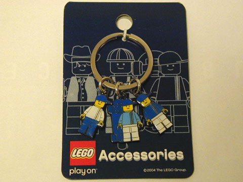 Minifigures Metal Key Chain - Sport (Blue)