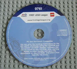 Education Instruction CD-ROM for 9761 (FIRST LEGO League (FLL) 2004 - No Limits)