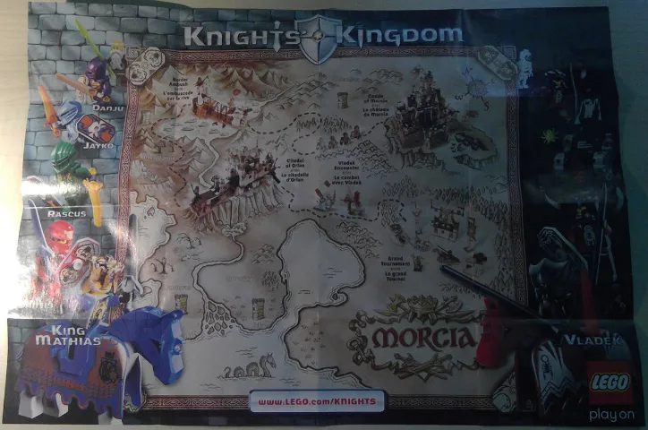 Knights Kingdom II Poster, Double-Sided - (Set 8809)