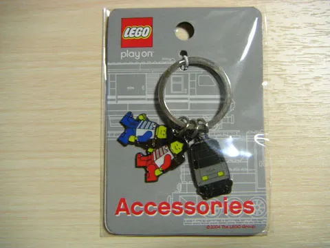 Minifigures Metal Key Chain - Train Passengers Metroliner