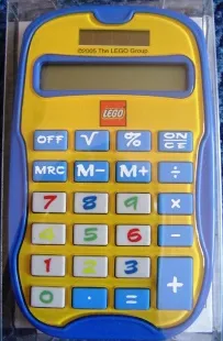 Calculator, Blue & Yellow