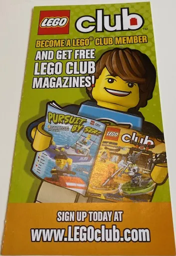 Flyer 2010 Catalog Insert - LEGO Club UK (WO 1522)