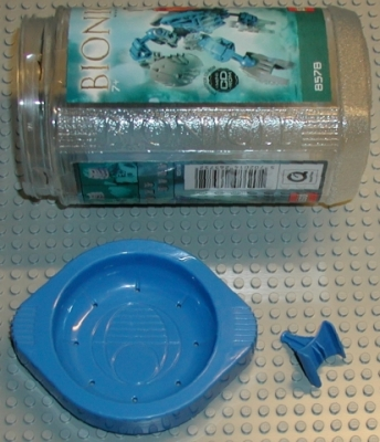 Canister Lid and Hanger Clip with Canister, Bionicle Bohrok & Bohrok-Kal Maturation Chamber