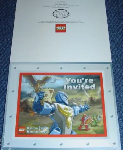 Party Invitations, Knights Kingdom II - 8 with Envelopes