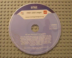 Education Instruction CD-ROM for 9762 (FIRST LEGO League (FLL) 2005 - Ocean Odyssey)