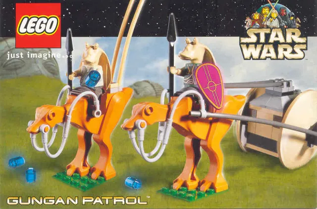 Postcard - Star Wars Set 7115 Gungan Patrol