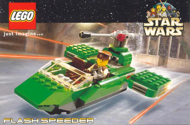 Postcard - Star Wars Set 7124 Flash Speeder