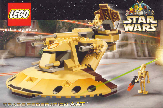 Postcard - Star Wars Set 7155 Trade Federation AAT