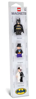 Magnet Set, Minifigures Batman (3) - Batman, Penguin, Two-Face blister pack
