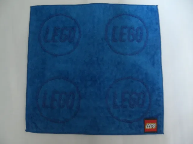 Towel, LEGO Logo 2 x 2 Studs 25 x 25 cm, Blue