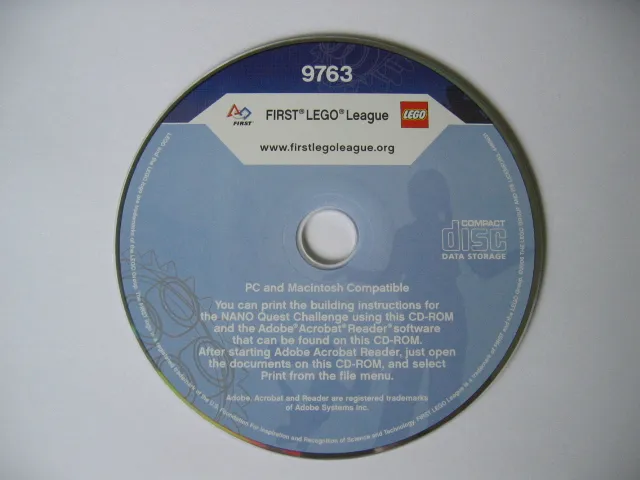 Education Instruction CD-ROM for 9763 (FIRST LEGO League (FLL) 2006 - Nano Quest)