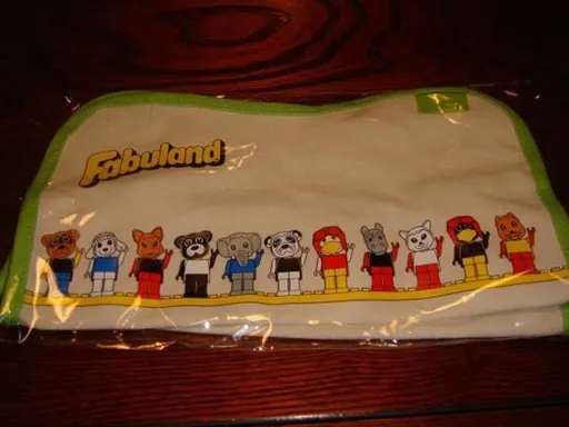 Tissue Box Cover, Fabric - Fabuland Characters