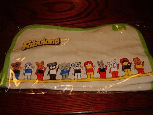 Tissue Box Cover, Fabric - Fabuland Characters
