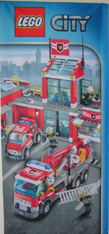 Display Flag Cloth, City Fire Station