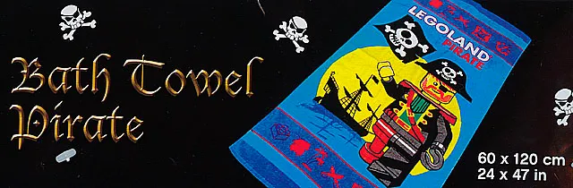 Towel, Legoland Pirate, 60 x 120 cm