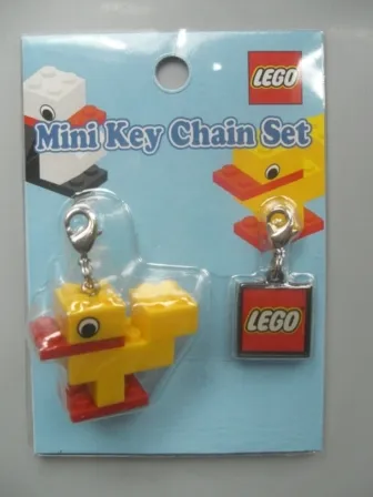 Mini Key Chain Set - TPTC Japan, Duck and LEGO Logo