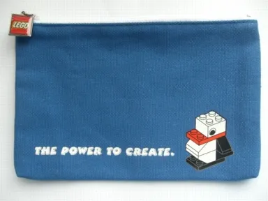 Pencil Case, The Power to Create, Penguin Pattern
