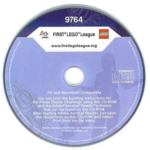 Education Instruction CD-ROM for 9764 (FIRST LEGO League (FLL) 2007 - Power Puzzle)