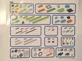 Sticker Sheet for Storage Tray of Set 45300 - (6138763)