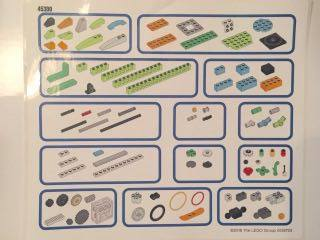 Sticker Sheet for Storage Tray of Set 45300 - (6138763)