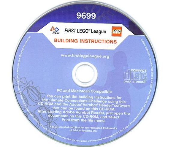 Education Instruction CD-ROM for 9699 (FIRST LEGO League (FLL) 2008 - Climate Connections)