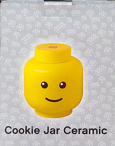Cookie Jar Ceramic Minifigure Head