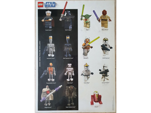 Star Wars 2009 Mini-figure Gallery Poster (Non-Folded)