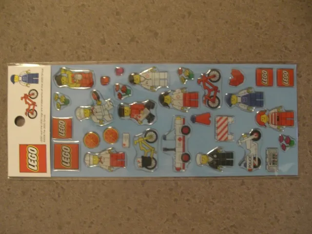 Sticker Sheet, PVC Town