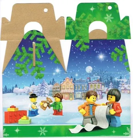 Pick-A-Brick Cardboard Box Holiday 2013 - Nighttime Scene (valid 12/27/2013 - 03/31/2014)
