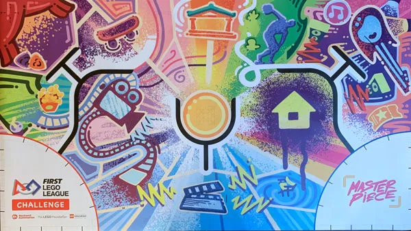 Playmat, FIRST LEGO League (FLL) - Set 45823 Masterpiece