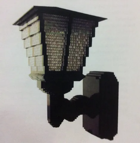 Outdoor Lamp / Lantern (Glued)