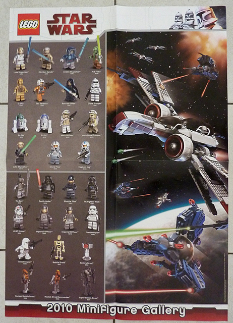 Star Wars 2010 Minifigure Gallery Poster
