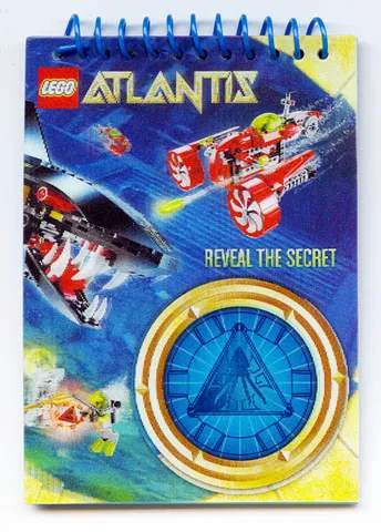 Notebook, Atlantis Reveal the Secret, Spiral Bound with 3D Cover