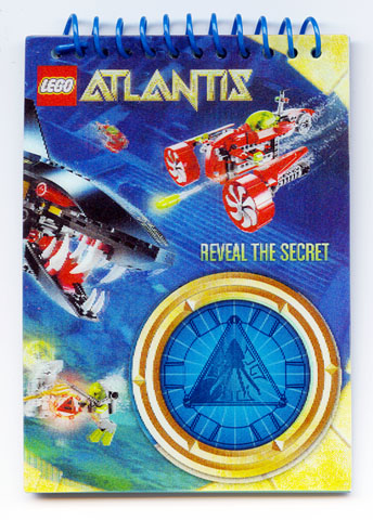 Notebook, Atlantis Reveal the Secret, Spiral Bound with 3D Cover