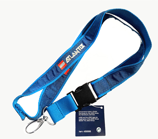 Lanyard with LEGO Atlantis Logo Pattern